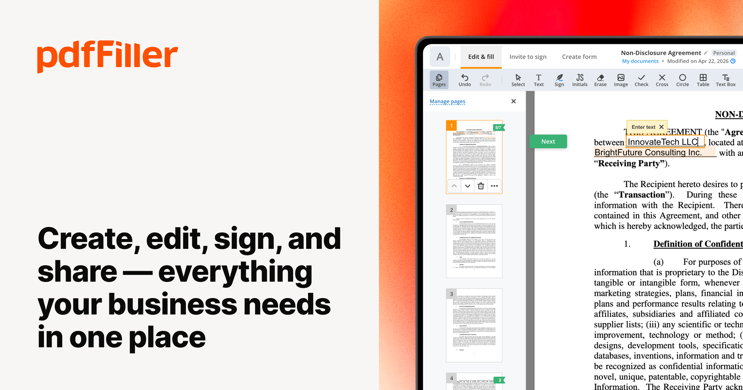 Form 1120 F logo